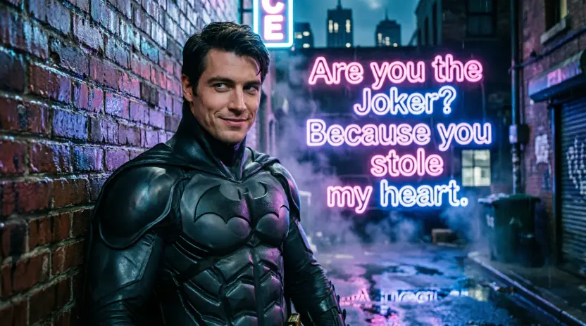 Cute Batman Pickup Lines
