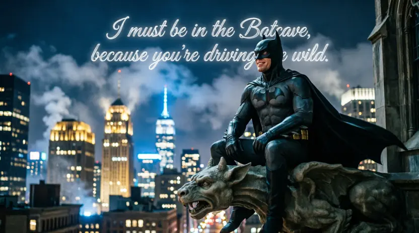 Flirty Batman Pickup Lines