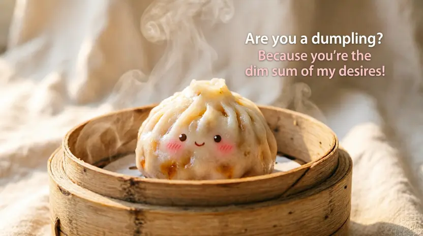 Cute Dumpling Pickup Lines