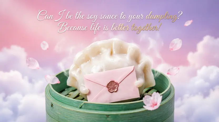 Cheesy Dumpling Pickup Lines