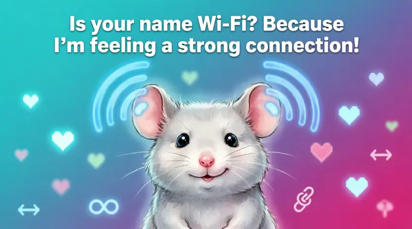 Cheesy Mouse Pickup Lines