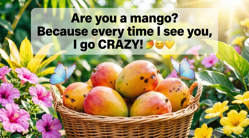 Romantic Mango Pickup Lines