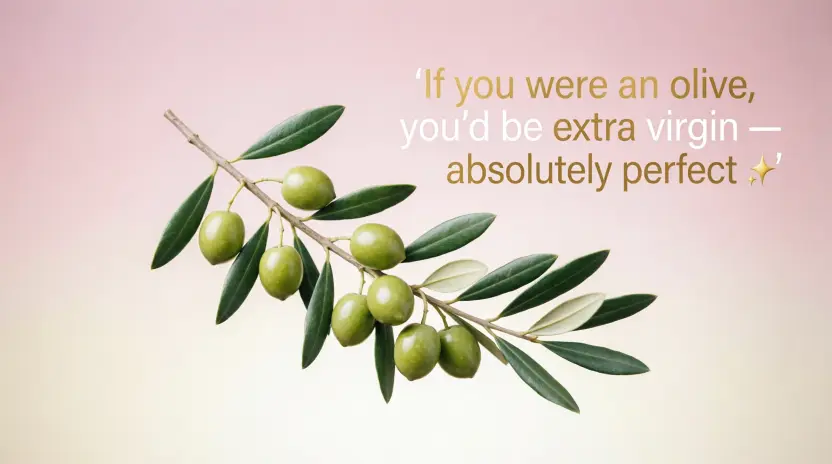 Flirty Olive Pickup Lines