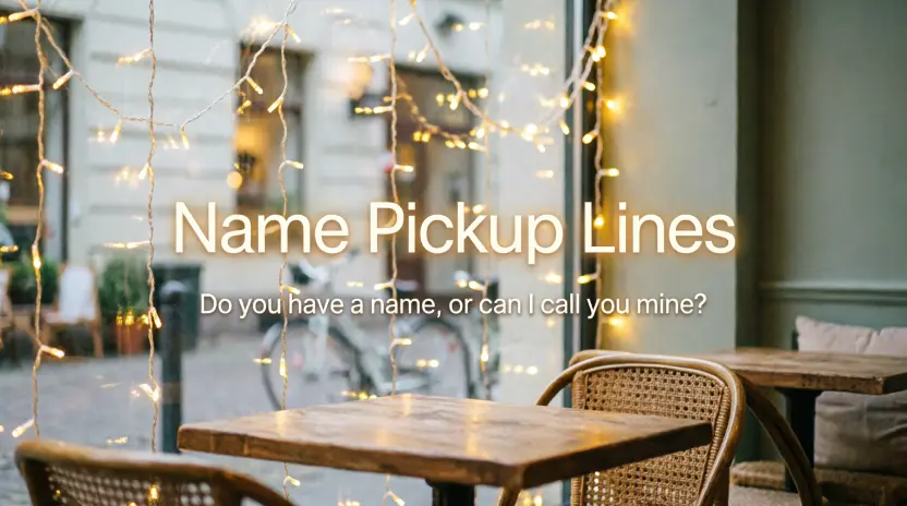 Cute Name Pickup Lines