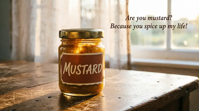 Cheesy Mustard Pickup Lines