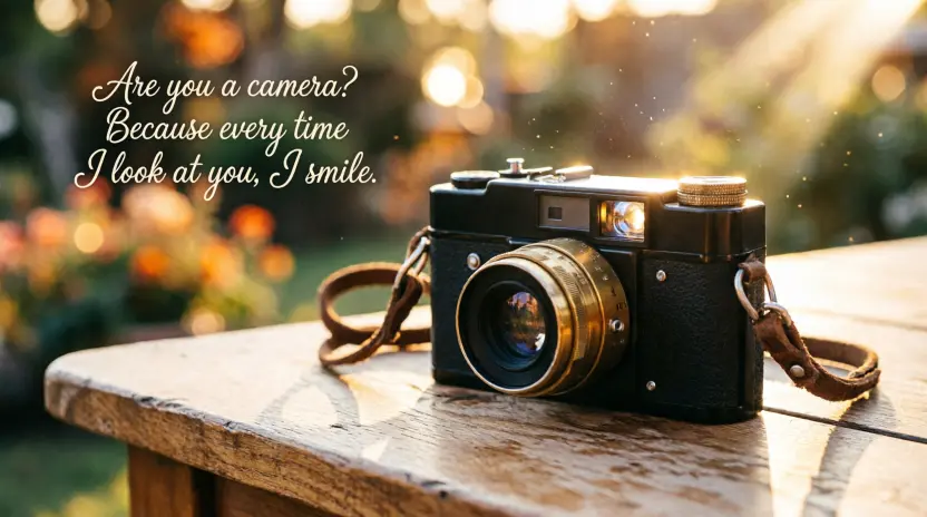 Flirty Photography Pickup Lines
