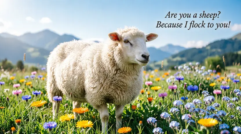 Funny Sheep Pickup Lines