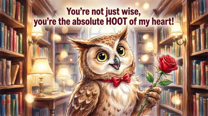 Funny Owl Pickup Lines