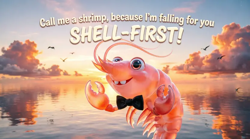 Flirty Shrimp Pickup Lines