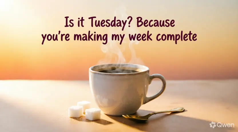 Flirty Tuesday Pickup Lines