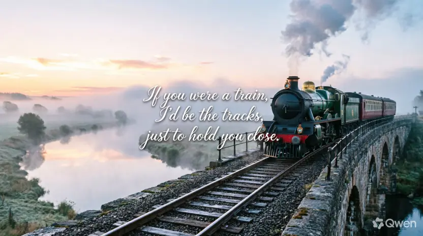 Clever Train Pickup Lines