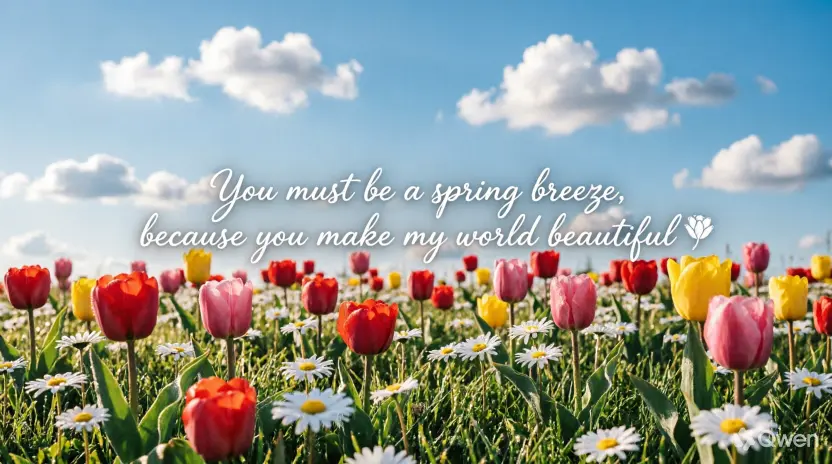 Flirty Spring Pickup Lines