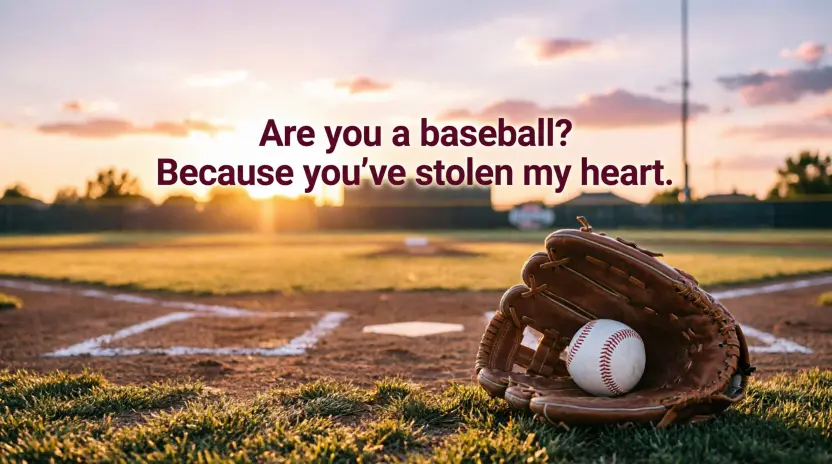 Cute Baseball Pickup Lines