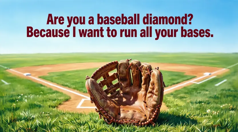 Funny Baseball Pickup Lines