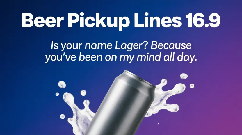 Smooth Beer Pickup Lines