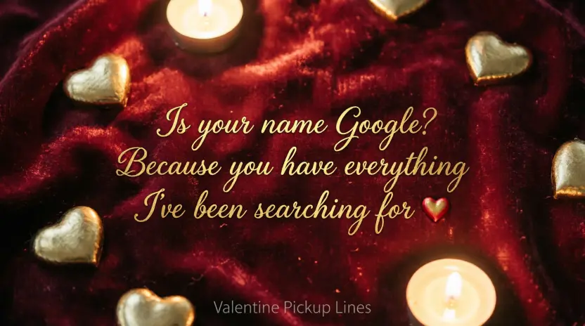 Romantic Valentine Pickup Lines