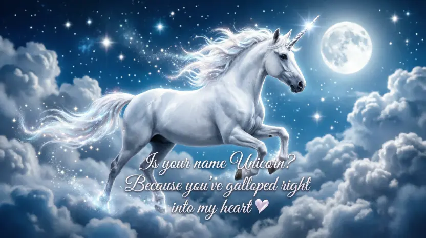 Clever Unicorn Pickup Lines