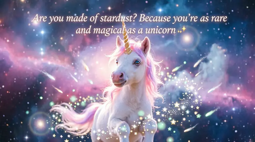 Cute Unicorn Pickup Lines