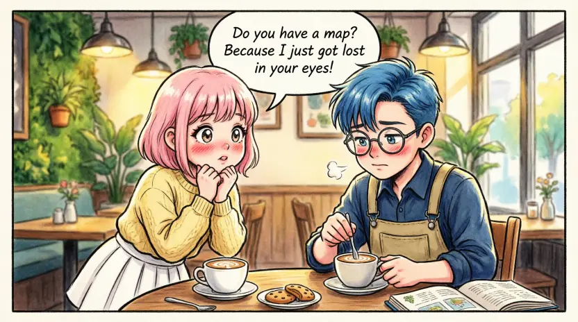 Cute Comic Pickup Lines
