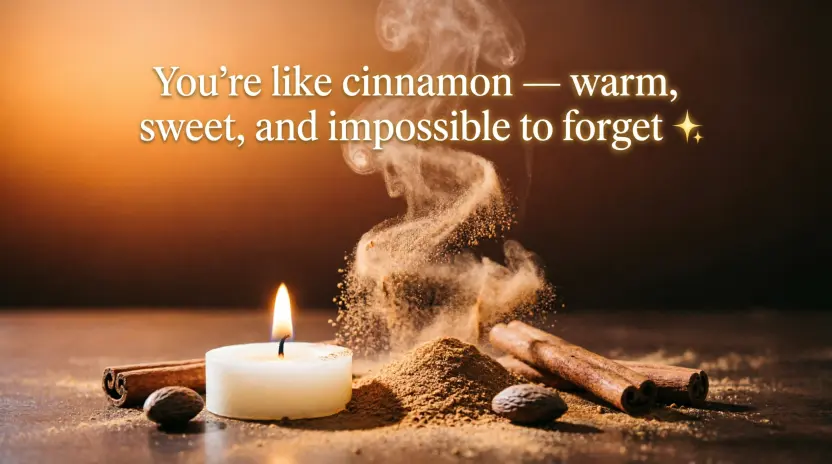 Cinnamon Pickup Lines