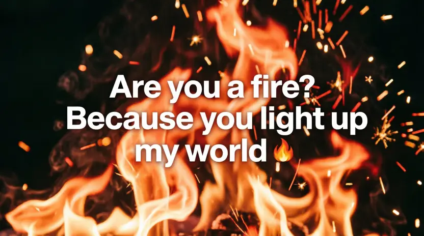Cute Fire Pickup Lines