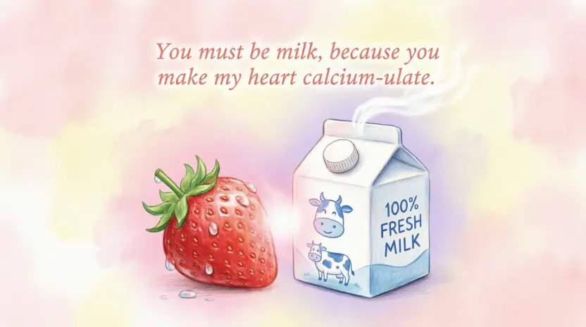 Smooth Milk Pickup Lines
