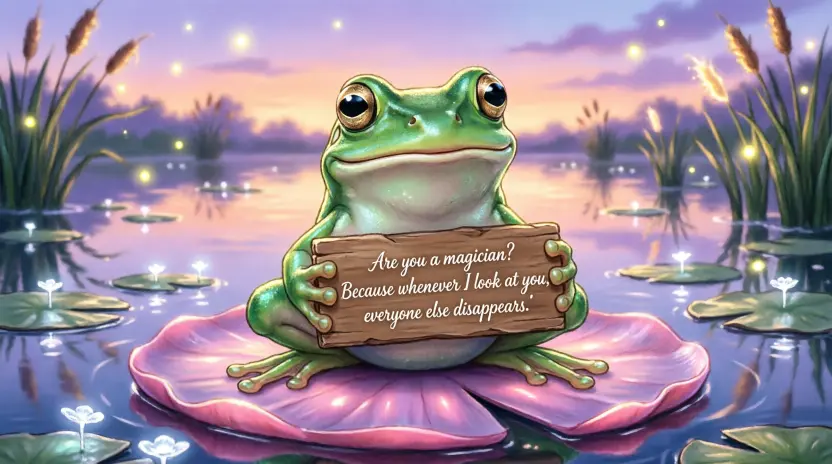 Smooth Frog Pickup Lines