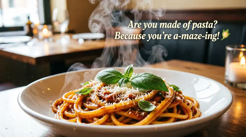 Clever Pasta Pickup Lines