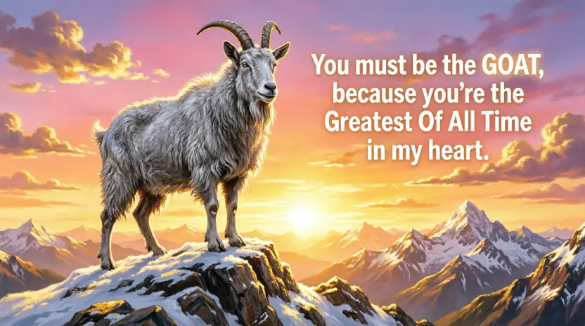 Cheesy Goat Pickup Lines