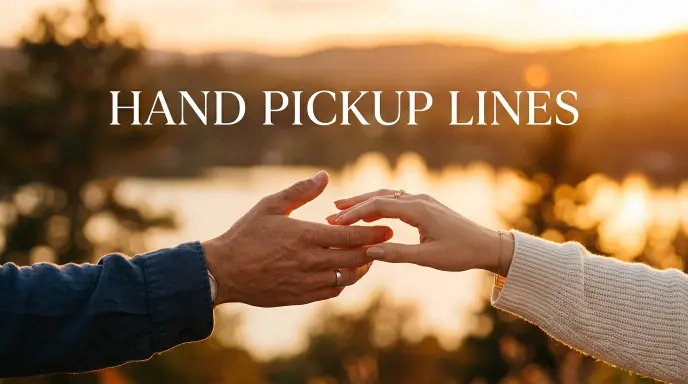 Cute Hand Pickup Lines