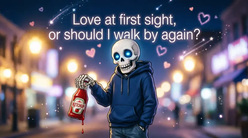Flirty Sans Pickup Lines