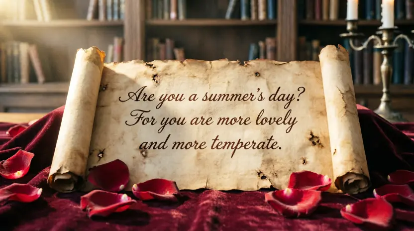 Smooth Shakespeare Pickup Lines