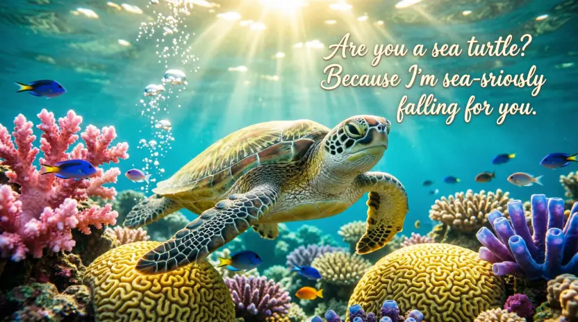 Clever Turtle Pickup Lines