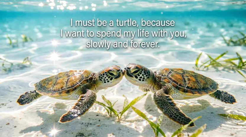 Cute Turtle Pickup Lines