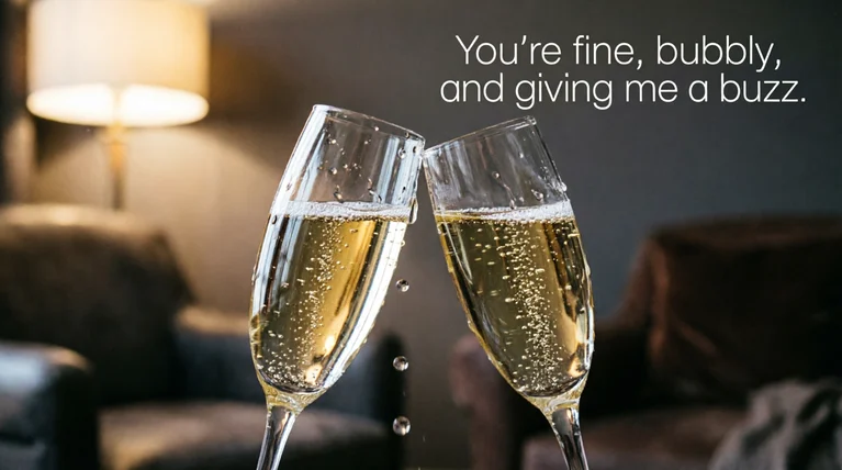 Champagne Pickup Lines