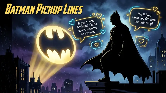 Batman Pickup Lines