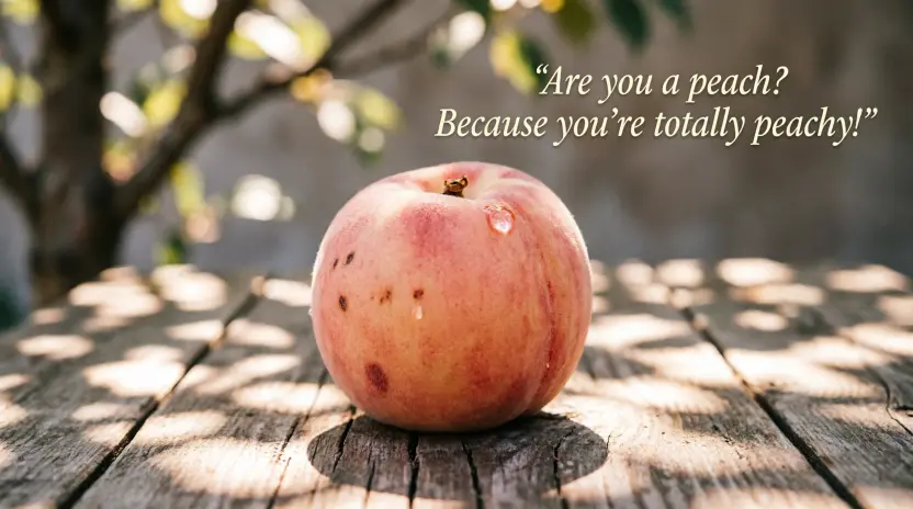 Peach Pickup Lines