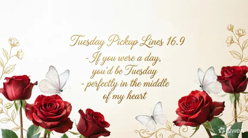 Tuesday Pickup Lines