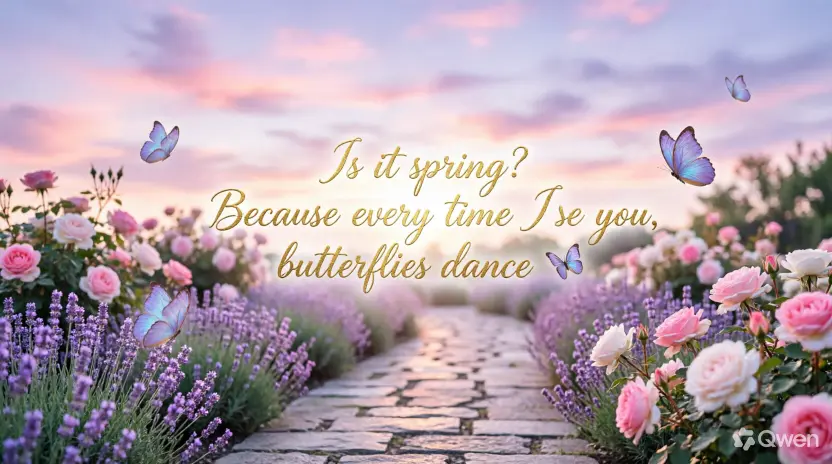 Spring Pickup Lines