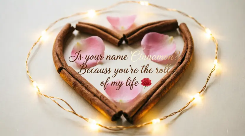 Smooth Cinnamon Pick Up Lines