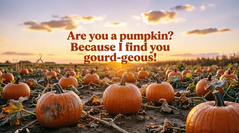 Pumpkin Pickup Lines
