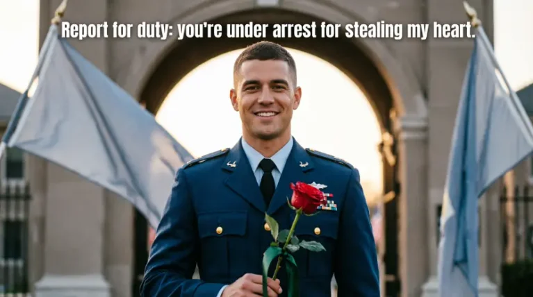 Sergeant Pickup Lines