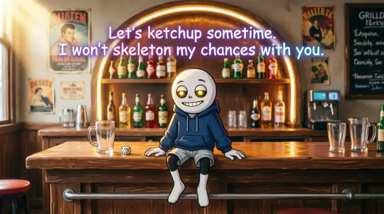 Sans Pickup Lines